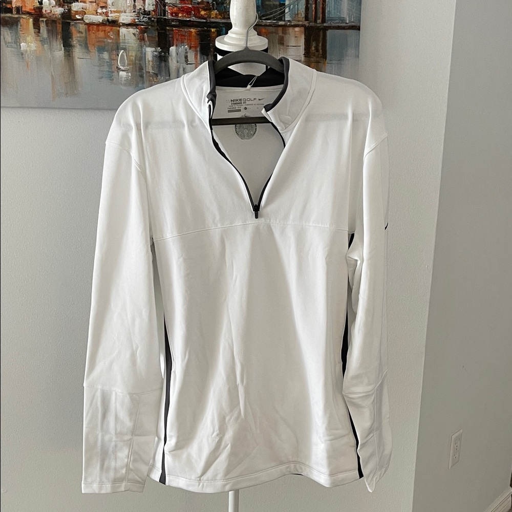 Nike golf therma fit long sleeve pullover large